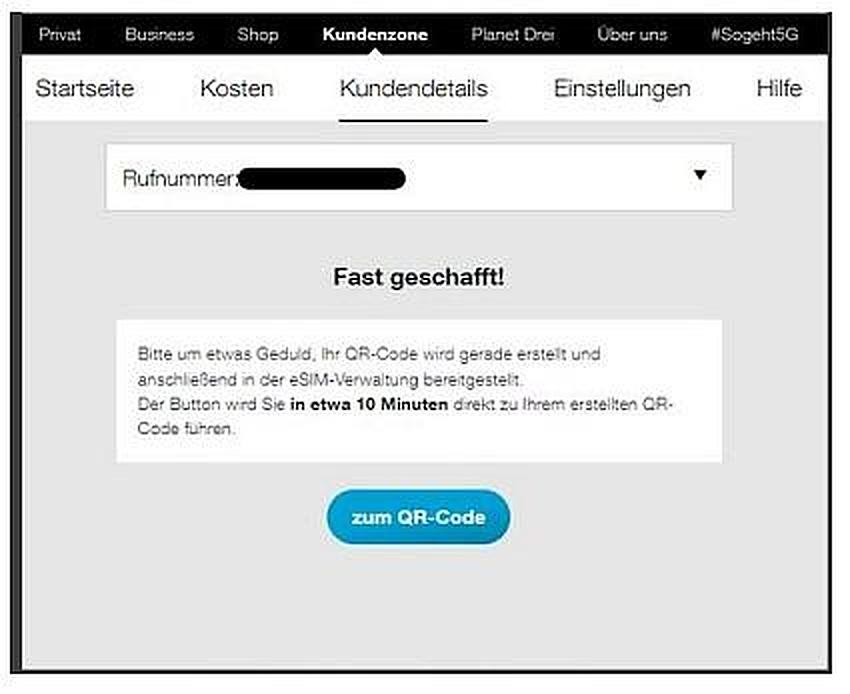 Schritt 8: QR-Code wird erstellt